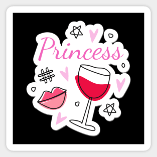 Party Princess Cute Design Sticker